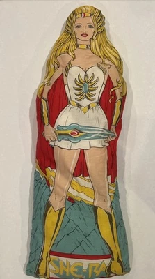 Travesseiro de corpo She-Ra, travesseiros recortados de tecido de 3 pés anos 80 raro - Imagem 1 de 4