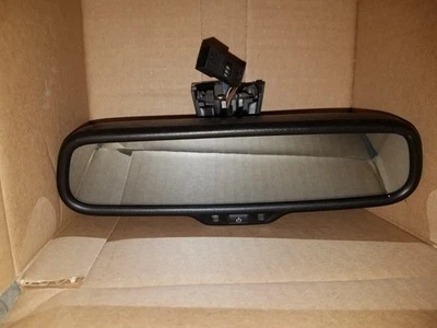 2008-2014 AUDI A4 A5 A8 QUATTRO S4 S5 Q5 S8 BLACK REAR VIEW MIRROR WITH COMPASS - Image 1 of 4