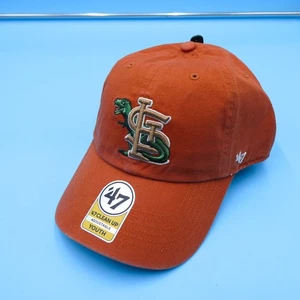 '47 Brand St Louis Cardinals Youth Hat Boys Orange Adjustable Strap Cap MLB New - Picture 1 of 7