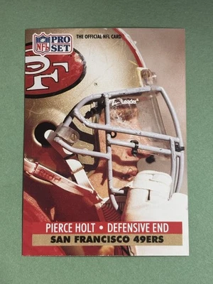 Pierce Holt 1991 Pro Set San Francisco 49ers #292 CC451 - Image 1 of 2