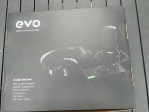 EVO Audient Start Recording Bundle EVO 4 Audio Interface-SR2000 Headphones - Picture 1 of 6