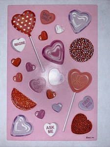 Valentinstag Stickerbogen Sammelalbum Planer Basteln Sticker - Bild 1 von 3