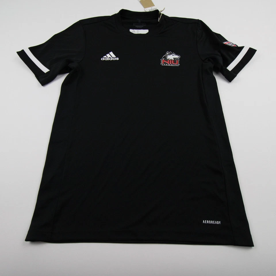 NIU Huskies adidas Short Sleeve Shirt Men's Black New - Image 1 of 1