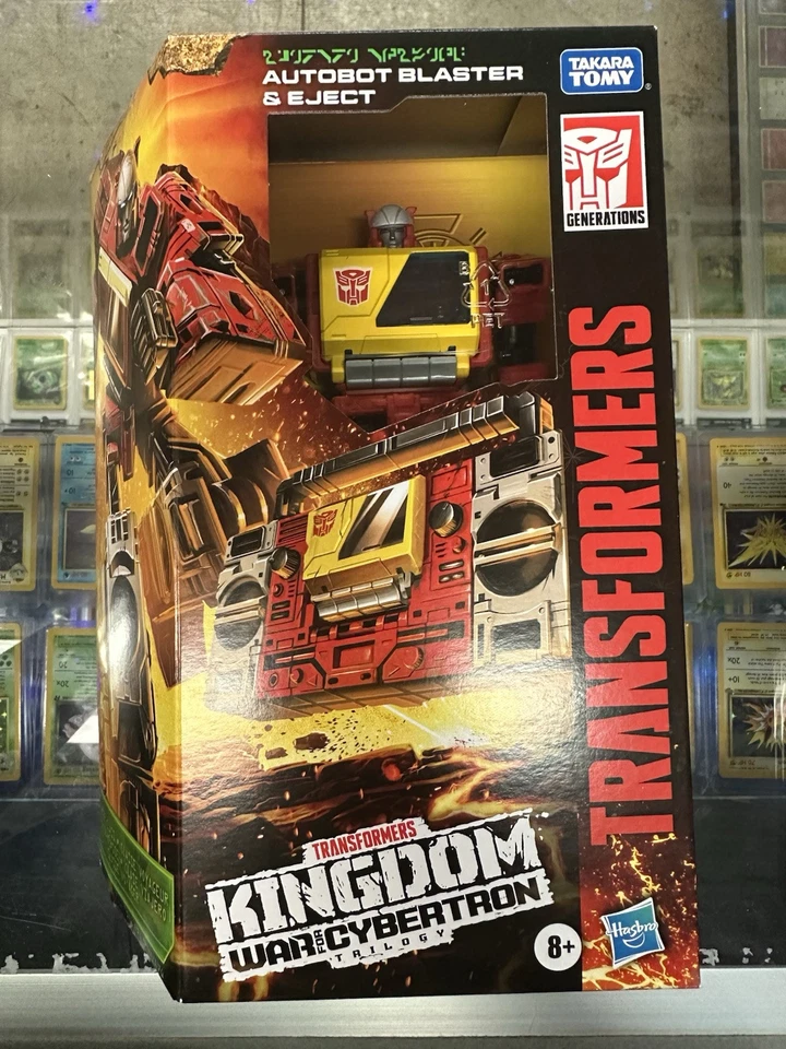 Boneco de ação Hasbro Transformers War for Cybertron Kingdom Voyager Blaster - Imagem 1 de 1