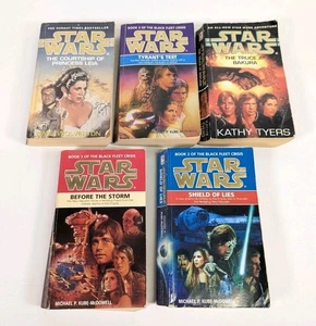 Vintage 1990's Star Wars Books: Princess Leia, Tyrant's Test,The Truce At Bakura - Bild 1 von 12