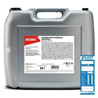 20L ROWE HIGHTEC MULTI FORMULA 5W-50 Motoröl Dexos 2 VW 502.00 505.00 BMW LL-04 - Bild 1 von 4