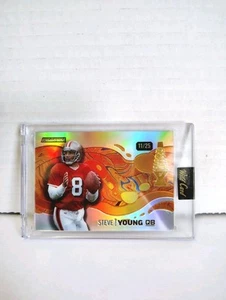 2024 Wild Card Alumination Just The Hits Groovin 11/25 Steve Young Orange Lava - Picture 1 of 2