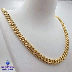 New 18ct Gold Curb Chain 18K Yellow Gold Necklace 50cm 15.24g - Picture 1 of 5