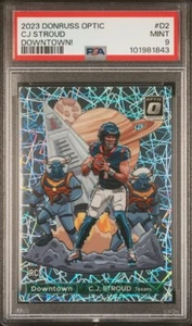 CJ Stroud, Rookie Card (RC), Downtown SSP, 2023 Donruss Optic #D2, PSA 9 - MINT - Picture 1 of 2