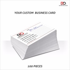 100 Biglietti Da Visita Da 250 gr Fronte - 100 Business Card 250 gr Front Print