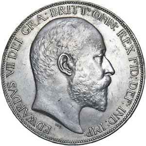 Corona 1902 - Moneda de plata británica Eduardo VII - Muy bonita - Imagen 1 de 2