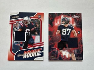 2 Card Lot 2024 Javon Baker Absolute Rookie Materials & Cade Stover Patch RC - Picture 1 of 1