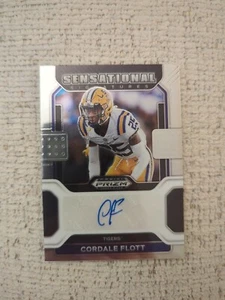 2022 Panini Prizm Draft Picks #SS-CFL Cordale Flott Sensational Signatures - Bild 1 von 2