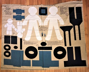 Panel de tela de algodón Joseph and Isaac para muñecas Amish de peluche 44"x34" - Imagen 1 de 6