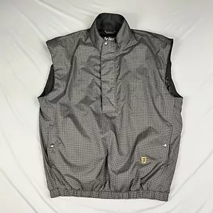 FootJoy DryJoy Golfweste FJ Logo Herren Medium Windbreaker gefüttert 1/4 Quarter Zip - Bild 1 von 14