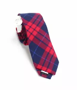 Para hombre TieBar III Para hombre Cuello Corbata Azul Marino Rojo Clavo a Cuadros Ajustado Accesorio - Imagen 1 de 1