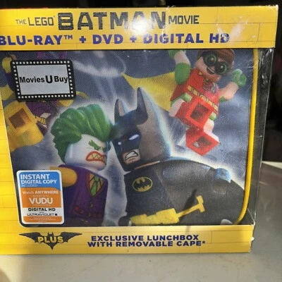 DC Lego Batman Movie Gift Set Blu-ray DVD & Digital HD & Lunchbox Exclusive WB - Image 1 of 4