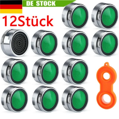 12x Perlator Strahlregler M24 Wasserhahn Sieb Einsatz Mischdüse Perlatoren DE - Bild 1 von 4
