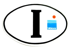 Souvenir-Aufkleber Bibione Italien I Länderkennzeichen Venedig Venetien 80er - Bild 1 von 1