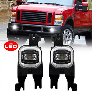 2 PIEZAS luces antiniebla LED DRL señal de giro para Ford 2008-2010 F250 F350 F450 Super Duty - Imagen 1 de 11