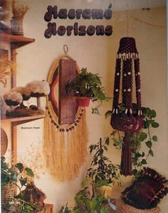 Macrame Horizons by Sarah Auffret / MM 199 / Vintage Macrame Patterns 1977 - Picture 1 of 1