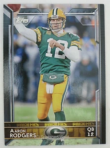 AARON RODGERS  - Topps 2015 #1 (Green Bay PACKERS) NFL Playercard - Bild 1 von 1