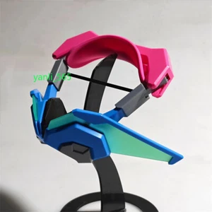 OVERWATCH2 Dva Bluetooth Wireless Earphones Cosplay Luminous Prop Game Headband - Picture 1 of 12