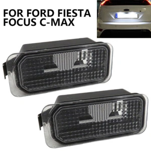 2x Number Plate Light Replacement UK For Ford Fiesta Focus Kuga Mondeo C-Max New - Picture 1 of 8