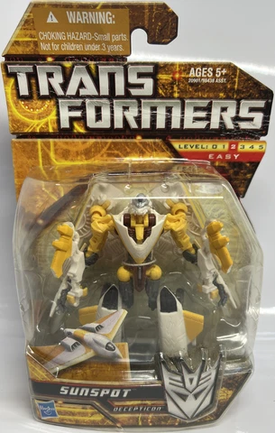 Transformers Hunt for the Decepticons Sunspot Scout Action Figure NEW Cover