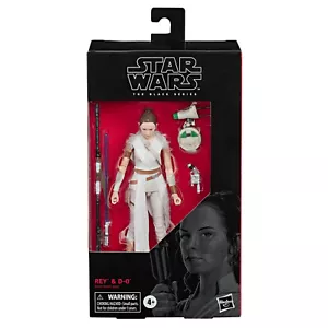 STAR WARS THE RISE OF SKYWALKER THE BLACK SERIES 6-INCH REY & D-O ACTION FIGURE - Picture 1 of 2