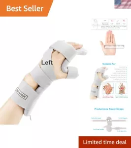 Ergonomic Resting Hand Splint for Finger Straightening & Carpal Tunnel Relief - Picture 1 of 10