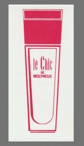  Carte publicitaire - advertising card -  Le Chic de Molyneux recto verso - Imagen 1 de 2