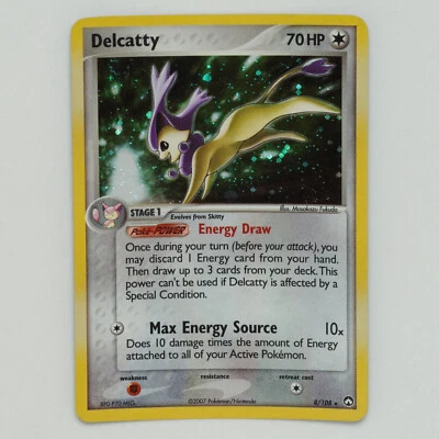 Delcatty 8/108 Holo Rare Ex Power Keepers Pokemon Card - Image 1 of 2