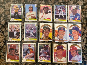 1982 Donruss Lot of 15 Superstar/Star Cards Ryan Carew Bench Matthews Schmidt