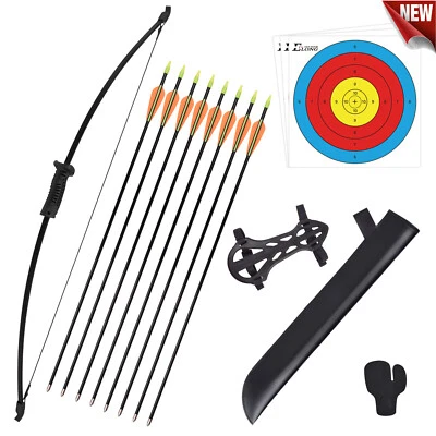 Compound Bow Set 15-29lbs Arrows Archery Hunting Equipment for Teens and Kids US - Image 1 of 4