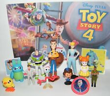 Disney Toy Story 4 Movie Figure Set of 10 With New Character Forky and Bonus