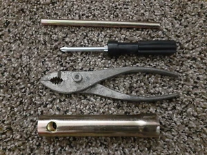 QUAD TOOL KIT WRENCHES PLIERS SCREWDRIVERS - Picture 1 of 3