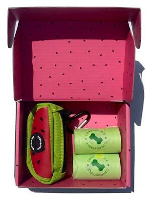 Dog Poop Bag Dispenser - Watermelon - Image 1 of 4