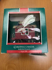 Hallmark Keepsake Christmas Caboose Ornament 1989 Santa Claus Collector's Series - Picture 1 of 5
