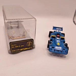 Faller AFX Aurora G-Plus #4 Tyrrell Elf HO Slot Car F1 #5651 w case and papers - Picture 1 of 15