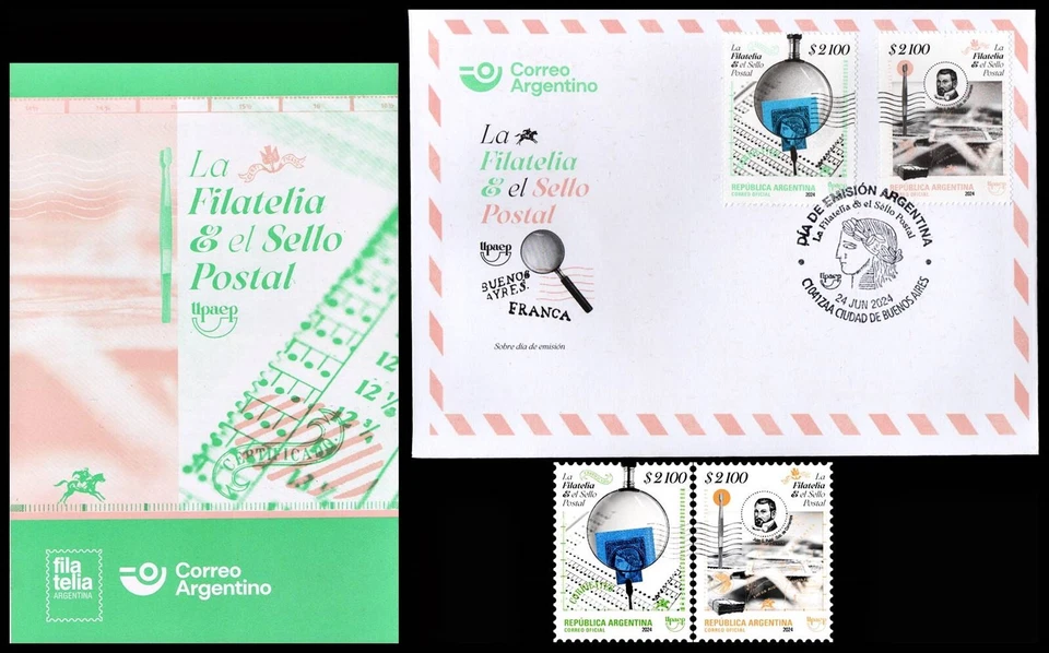 ARGENTINA-2024-PHILATELY & POSTAL STAMPS-UPAEP-MNH+FDC - Image 1 of 1