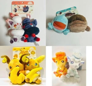 Pokemon Center Similar Pokemon NITAMONO DOUSHI Pair Mascots Magnet Stuffed JAPAN - Picture 1 of 10
