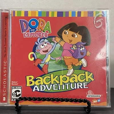 Dora the Explorer - VINTAGE - PC GAME/SOFTWARE (Win/Mac) ~ Backpack Adventure - Image 1 of 4
