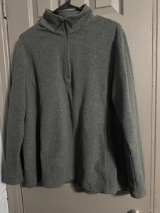Lands' End 1/4 Zip Fleecepullover Damen Öko-Tex Gr. XL Langarmshirt - Bild 1 von 9