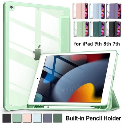 Schutzhülle Für iPad 7/8/9 Generation 2019/2021 10.2 mit Stifthalter Tasche Case - Bild 1 von 4