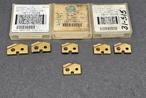 Lote de 6 puntas de pala de cobalto T-A ligeramente usadas #1 3/4" 7/8" 23/32" 47/64" maquinista aliado - Imagen 1 de 6