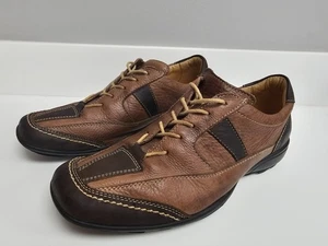 *READ* Sandro Moscoloni 15014 Brown Leather Dress Shoes Men’s Size 8.5D - Picture 1 of 19
