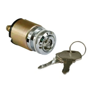 Interruptor de encendido cromado 3 posiciones Harley-Davidson Sportster XL FXXR - Imagen 1 de 5