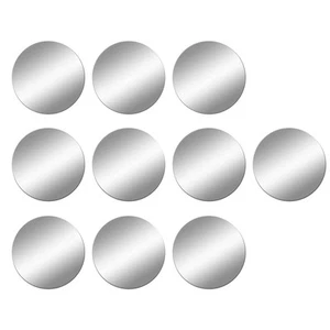 DARENYI 10 Pack 6 inch Round Mirror Sheets, Self Adhesive Mirror Tiles for Wa... - Picture 1 of 7