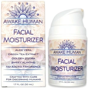 Natural Face Moisturizer for Dry Sensitive Skin - Organic Natural Face Cream ... - Picture 1 of 8